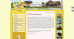 Desktop Screenshot of kraemer-forst.de
